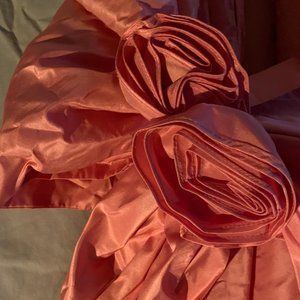 pink silk scarf/cape